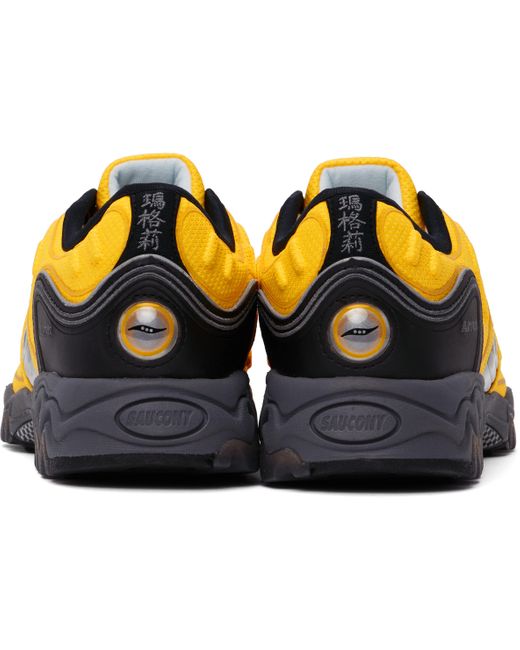 Baskets Matrix Jaune Et Noir Saucony pour homme en coloris Black