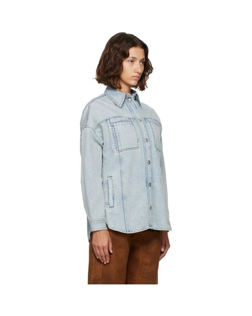Isabel Marant Blue Imana Denim Jacket