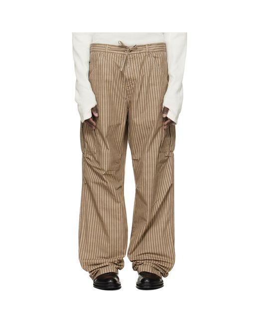 424 Natural Camo Stripe Cargo Pants for men