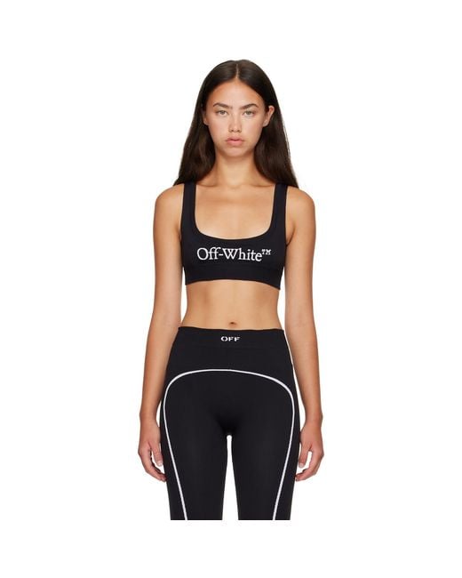 Off-White c/o Virgil Abloh Black Off- 'off' Stamp Seamless Sport Bra