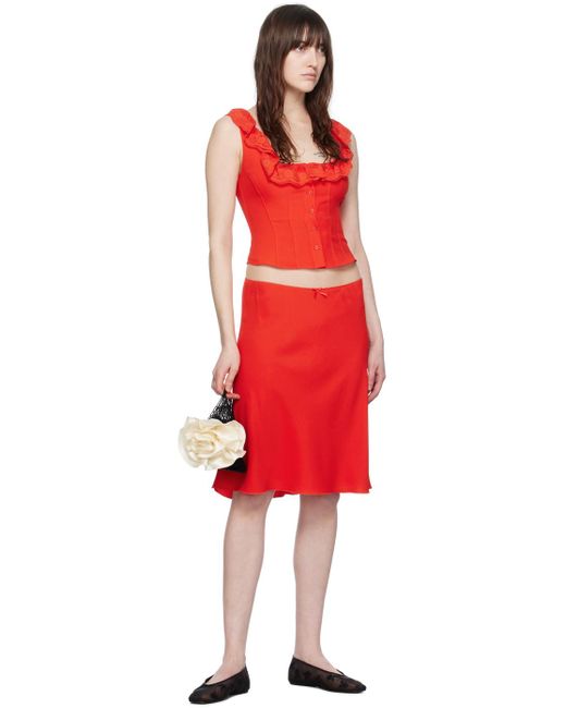 GUIZIO レッド Paloma トップス Red