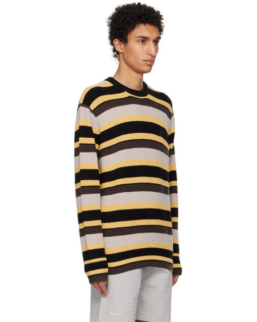 Etudes Studio Black Études Striped Sweater for men