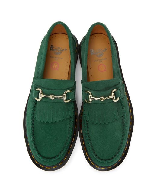 Dr. Martens X United Arrows Snaffle Kiltie Loafer in Green for Men | Lyst