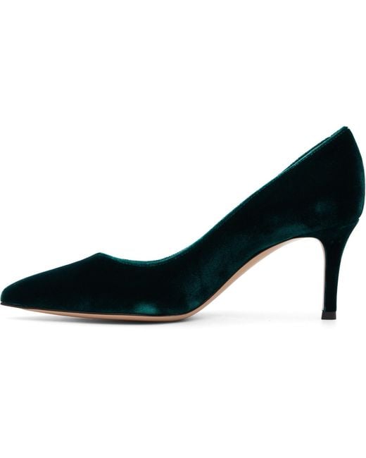 Gianvito Rossi Blue Gianvito 70 Heels