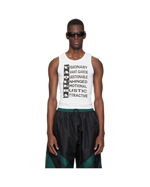 VAQUERA Black Tank Top for men