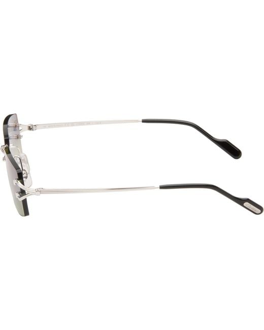 Cartier Black Classic C Motif Sunglasses