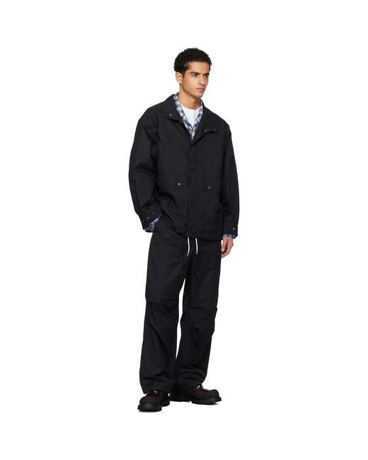 Nanamica Black Packable Field Jacket for men