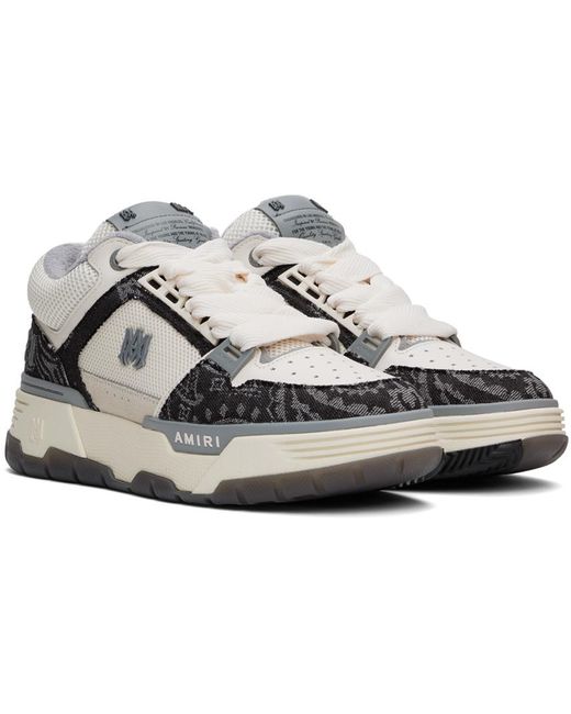 【抜け感と高級感】AMIRI Vintage Denim MA-1 スニーカー Vintage Denim Ma-1 Sneaker Washed Indigo | The Webster