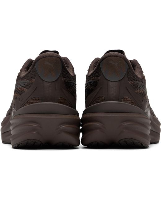 PUMA Black Deviate Nitro 4 Sneakers for men
