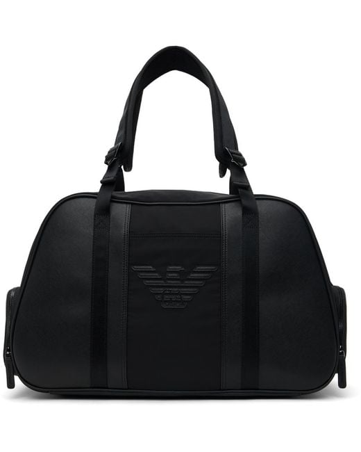 Emporio Armani Black Weekend Duffle Bag for men