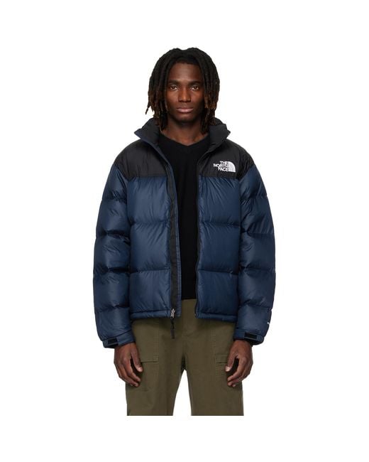 The North Face Blue Khaki 1996 Retro Nuptse Down Jacket for men