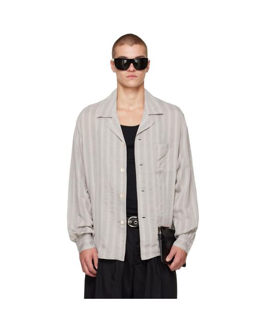 Our Legacy Gray Private Shirt for men