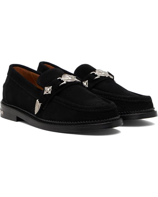 Toga Virilis Black Ssense Exclusive Loafers for men
