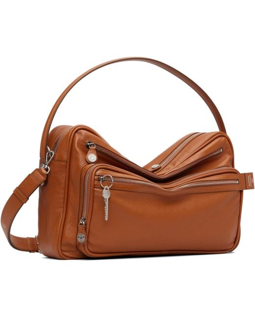 Acne Brown Tan Camero Camera Shoulder Bag