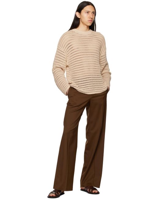 Cmmn Swdn Brown Otto Trousers for men