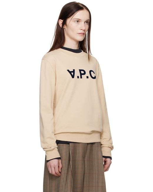 A.P.C. Natural Standard Grand 'Vpc' Sweatshirt