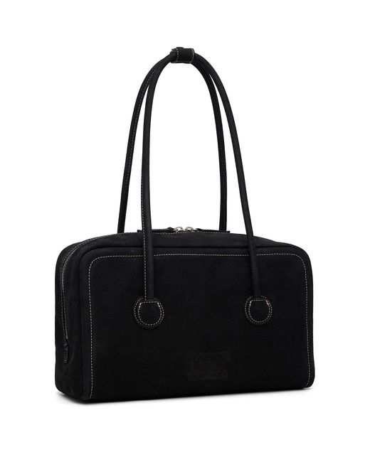 MARGE SHERWOOD Black Soft Boston Bag