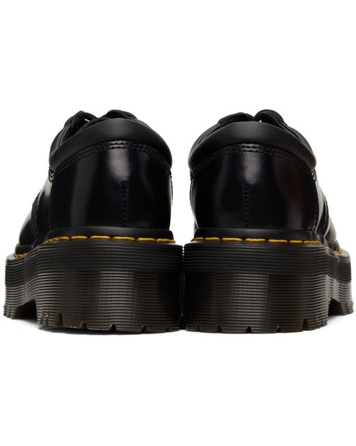 Dr. Martens Black 8053 Leather Platform Casual Derbys
