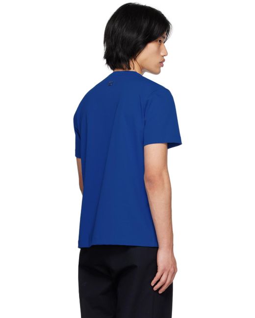 Wooyoungmi Blue Patch Pocket T-shirt for men