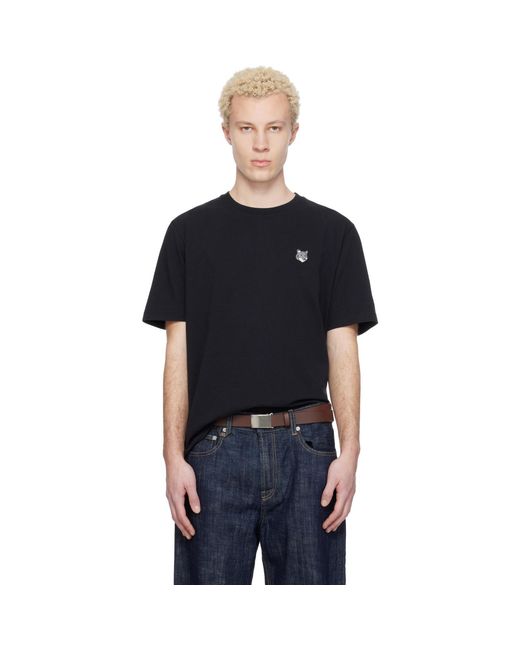 Maison Kitsuné Black Fox Head Comfort T-Shirt for men