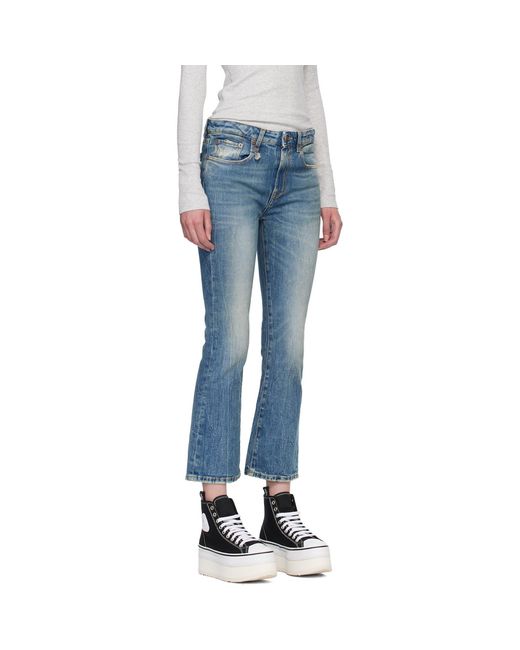 R13 Blue Kick Fit Jeans