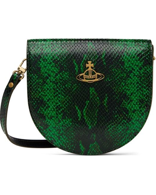 メンズ Vivienne Westwood ーン Saddle クロスボディバッグ Green