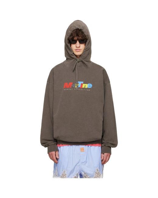 Martine Rose Brown Classic Hoodie for men