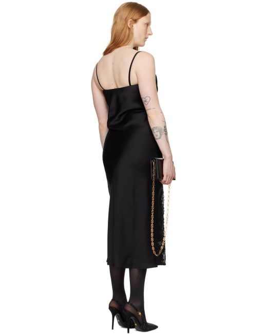 Versace メドゥーサ ハードウェア ミディアムドレス Black