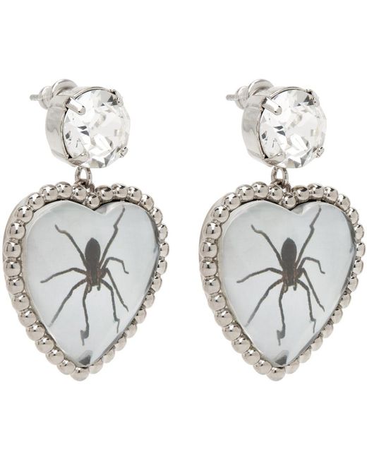 Safsafu Black Ssense Exclusive Spider Bff Earrings