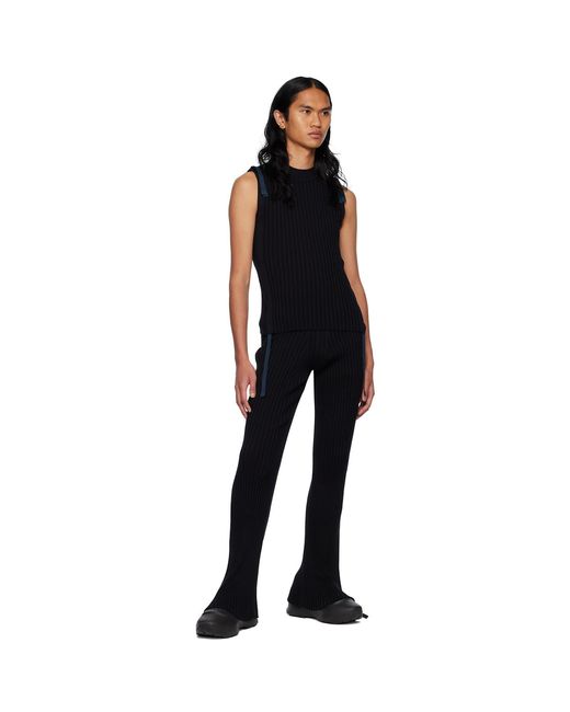 Dion Lee Black Gathered Utility Lounge Pants for men