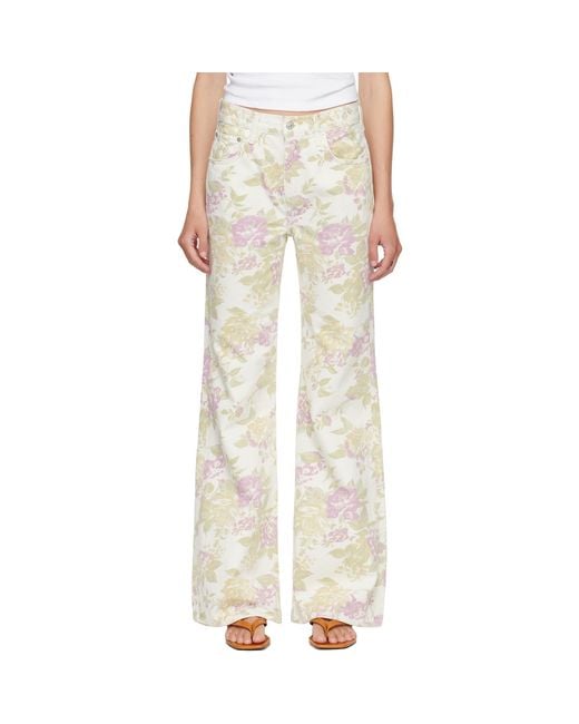 Citizens of Humanity Natural Off- & Kimberly 70's Flare Jeans