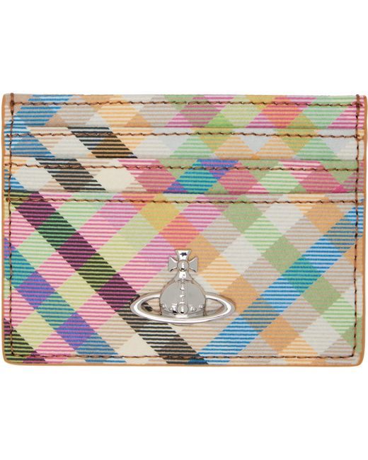 Vivienne Westwood Multicolor Flat Card Holder for men