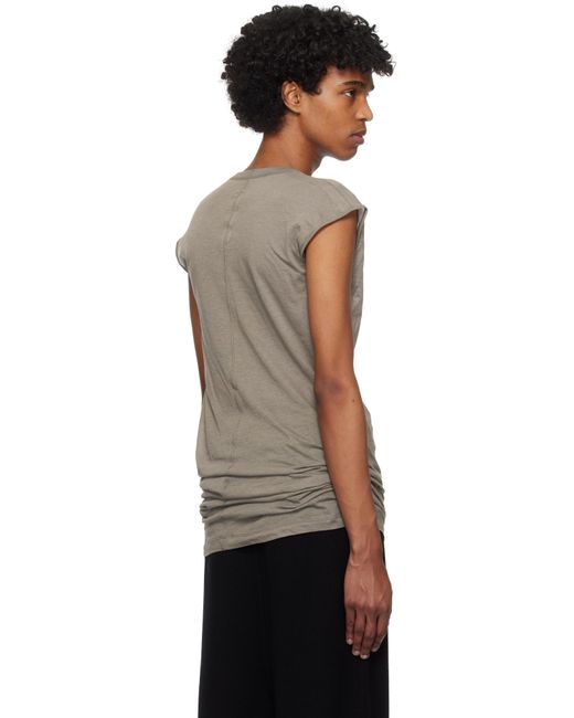 メンズ Rick Owens グレー Holywood Dylan トップス Black