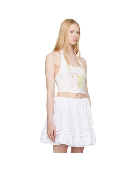 YUHAN WANG Multicolor Bears Printed Tank Top