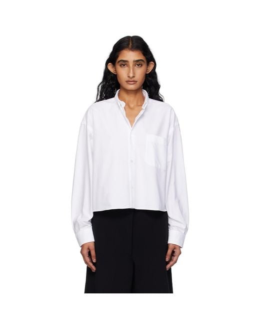 A.P.C. White Sophia Button Down Shirt