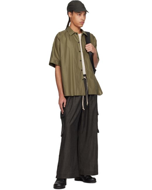 Chemise À Manches Courtes Typewriter Kaki Jan Jan Van Essche pour homme en coloris Green