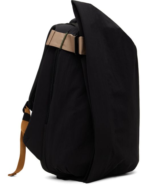 Côte&Ciel Isar M Smooth Colour Accent Backpack in Black for Men