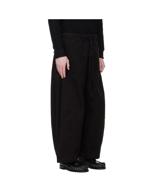 Entire studios Black Loft Trousers for men