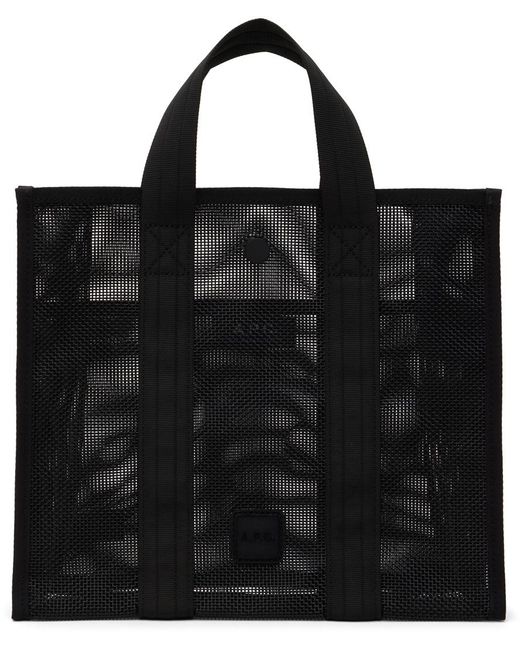 A.P.C. Black Louise Small Tote