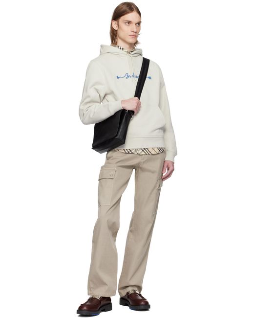 【BURBERRY】KNOT LOGO HOODIE Burberry Knot Logo Cotton Hoodie for Men | Lyst