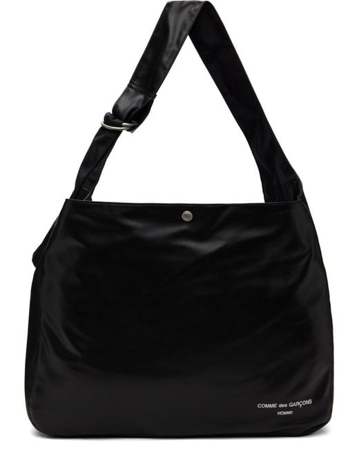 black comme des garcons 19ss フェイクレザーバッグ