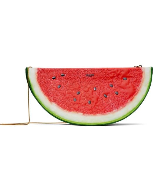 【関税込み】Moschino レッド＆グリーン Watermelon バッグ Moschinoのレッド＆グリーン Watermelon バッグがセール中