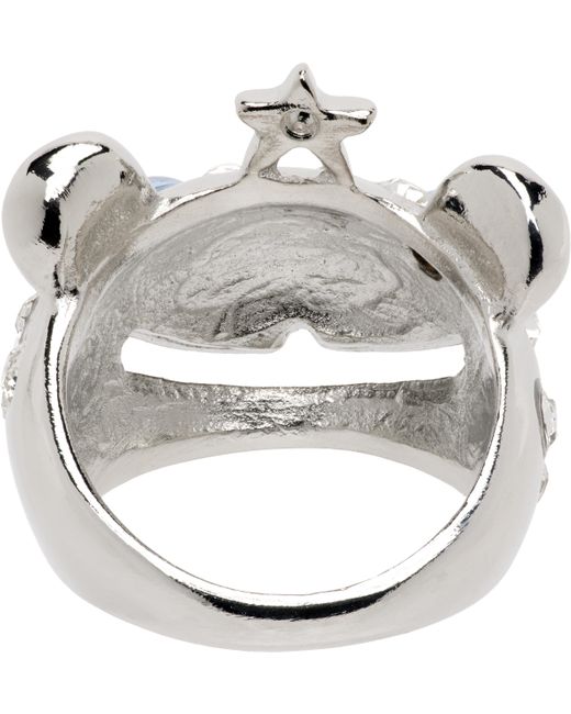 Collina Strada Metallic Princess Bear Ring for men