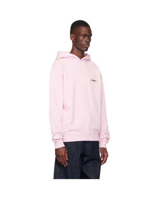 Jacquemus Pink 'The Gros Grain' Hoodie for men