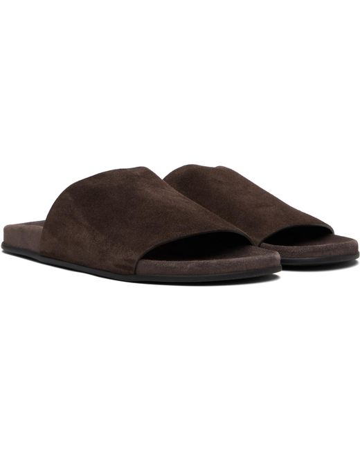 The Row Black Hugh Slides
