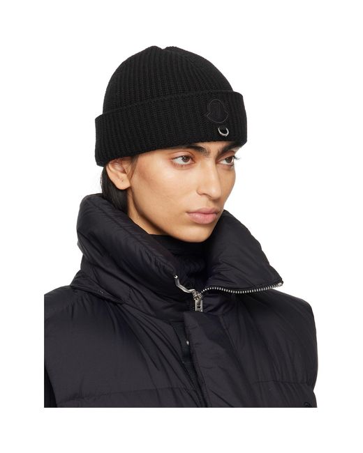 Moncler Genius Black Moncler X Willow Smith Wool Beanie
