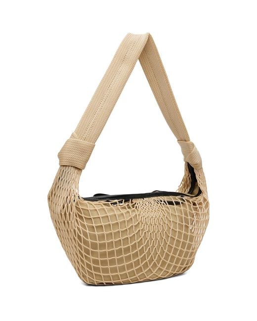 Lemaire Metallic Fortune Croissant Filt Bag