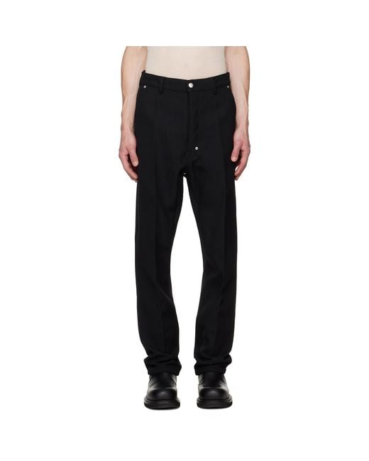 Rick Owens Black Tower Joris Trousers for men