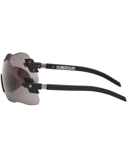 Kuboraum Black E50 Sunglasses for men