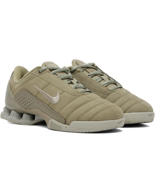 Nike Green Khaki Total 90 Shox Magia Sneakers